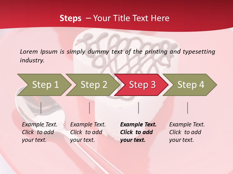 Flowers Tulip Souffle PowerPoint Template