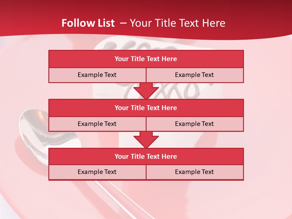 Flowers Tulip Souffle PowerPoint Template