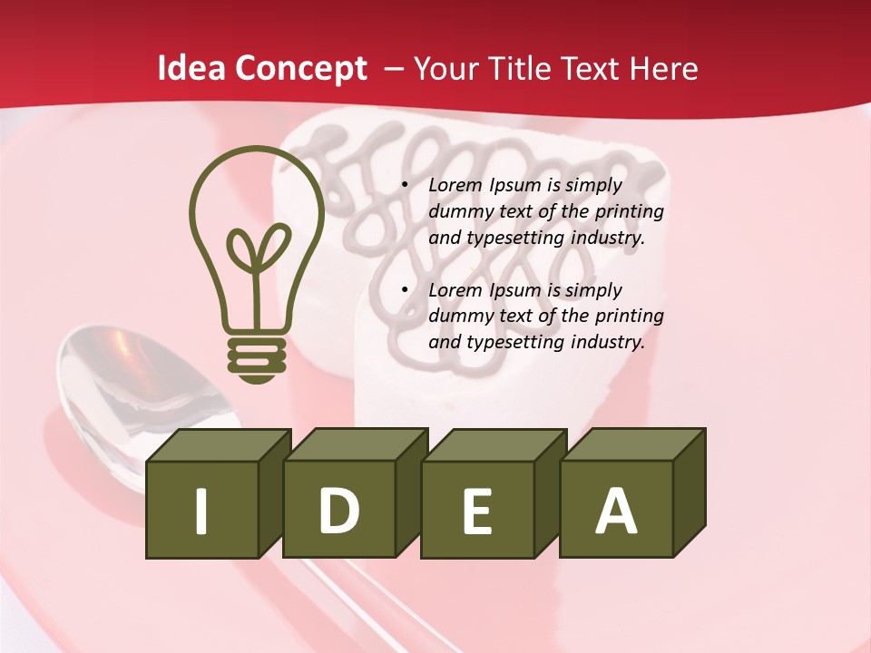 Flowers Tulip Souffle PowerPoint Template