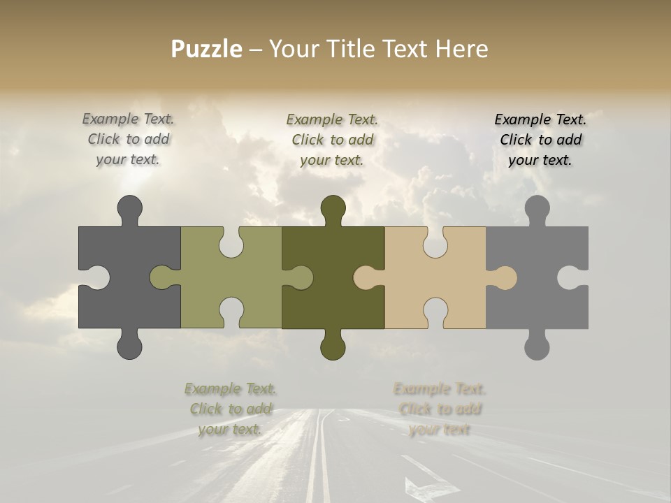 Trucking Contrast Scenics PowerPoint Template