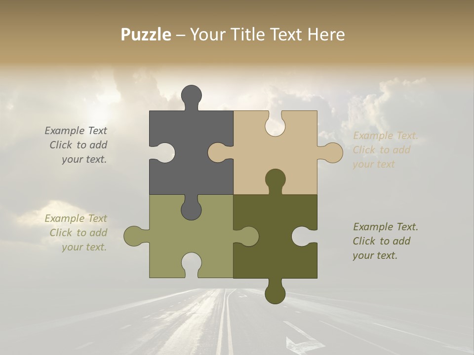 Trucking Contrast Scenics PowerPoint Template