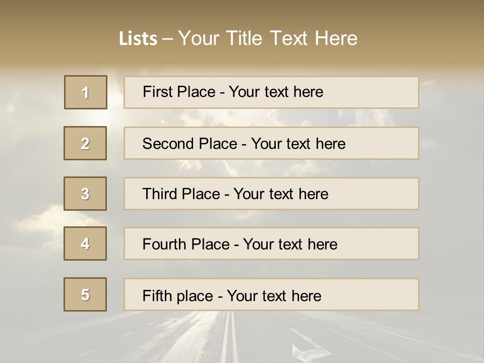 Trucking Contrast Scenics PowerPoint Template
