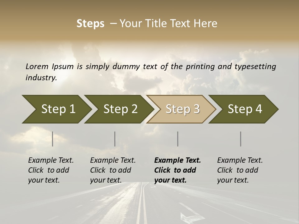 Trucking Contrast Scenics PowerPoint Template