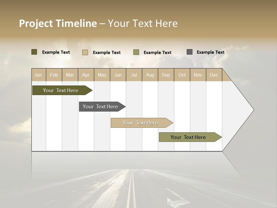 Trucking Contrast Scenics PowerPoint Template