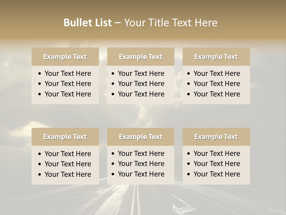 Trucking Contrast Scenics PowerPoint Template