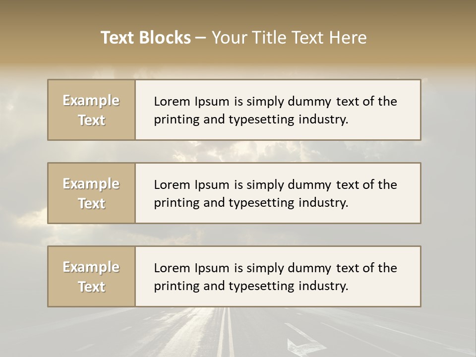 Trucking Contrast Scenics PowerPoint Template