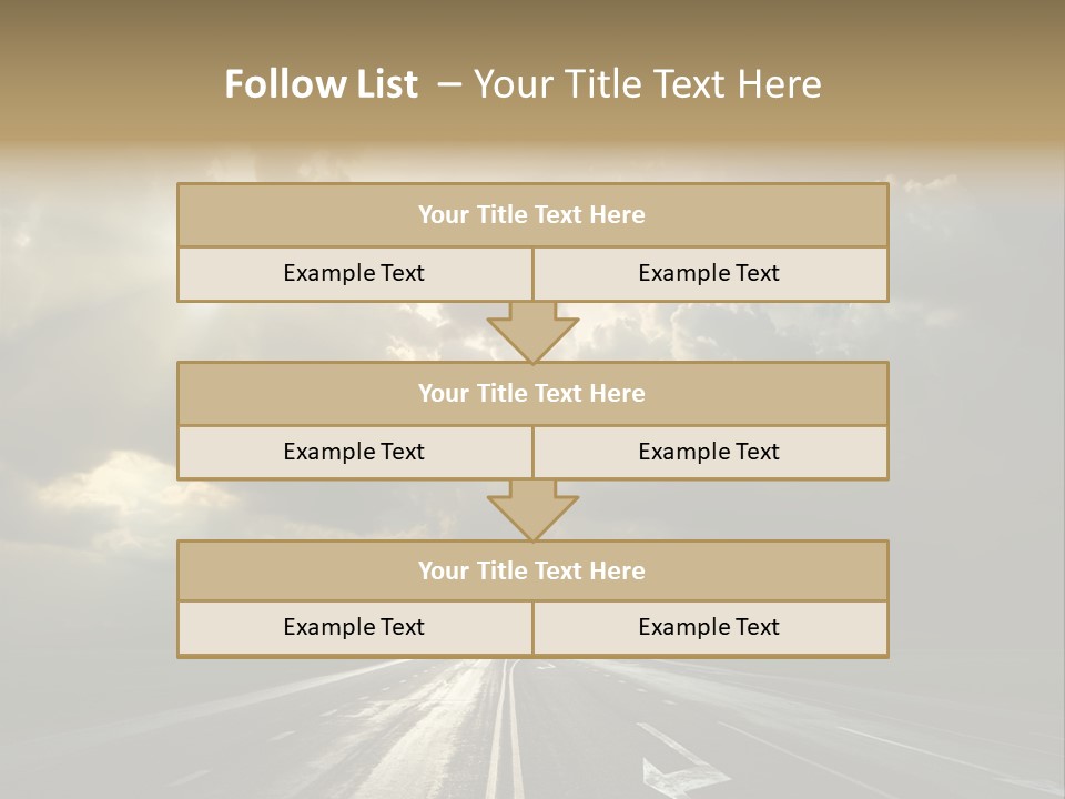 Trucking Contrast Scenics PowerPoint Template