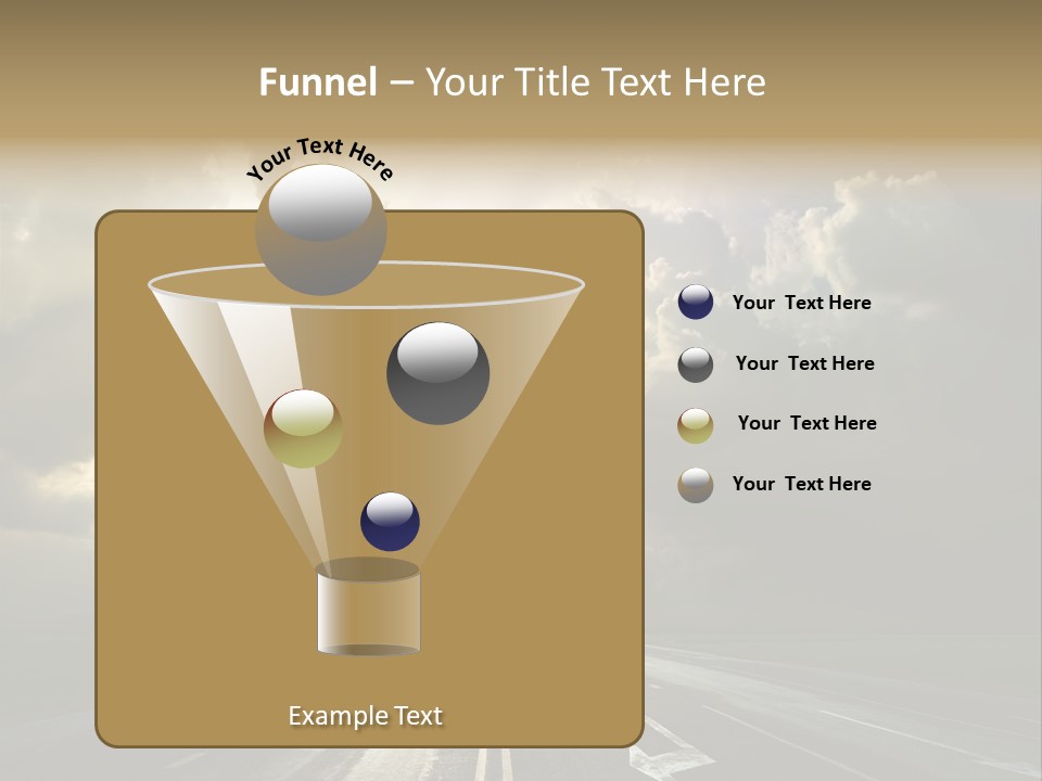 Trucking Contrast Scenics PowerPoint Template