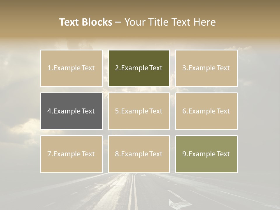 Trucking Contrast Scenics PowerPoint Template