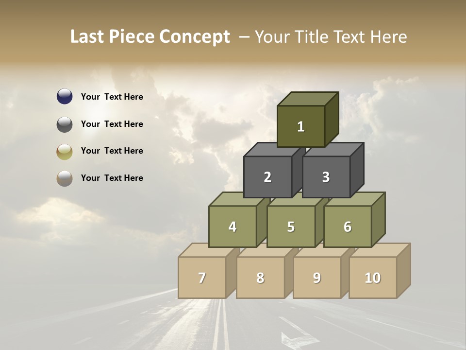 Trucking Contrast Scenics PowerPoint Template