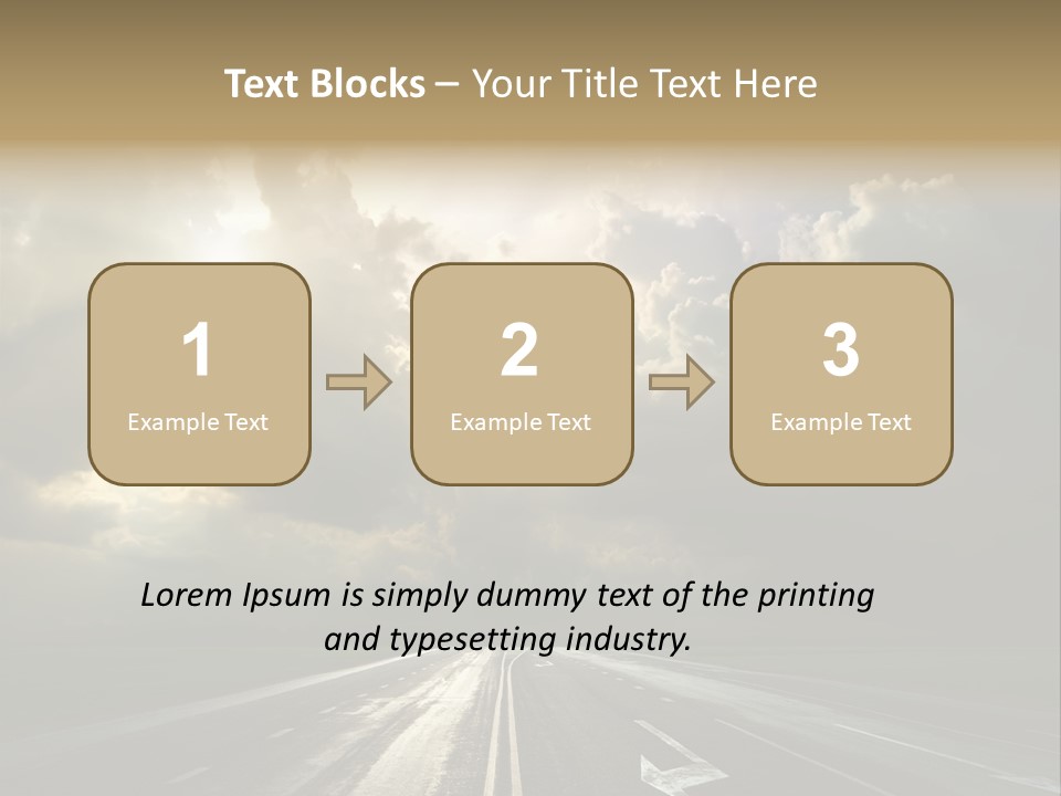 Trucking Contrast Scenics PowerPoint Template
