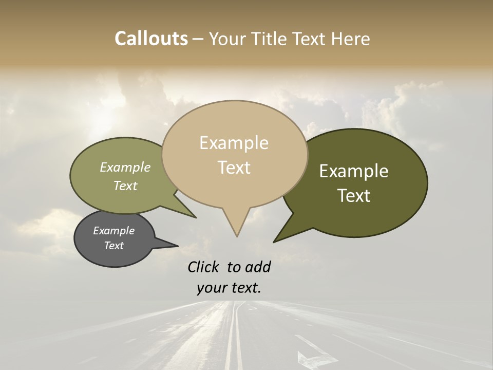 Trucking Contrast Scenics PowerPoint Template