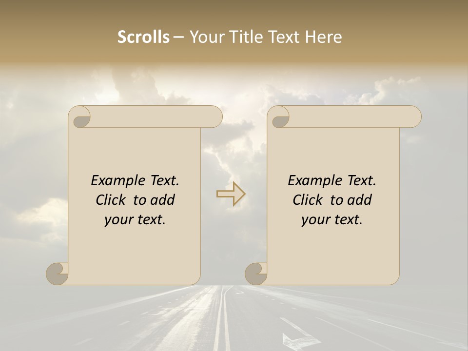 Trucking Contrast Scenics PowerPoint Template