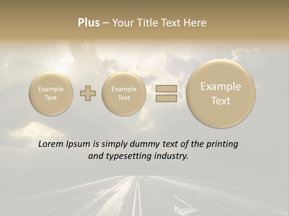 Trucking Contrast Scenics PowerPoint Template