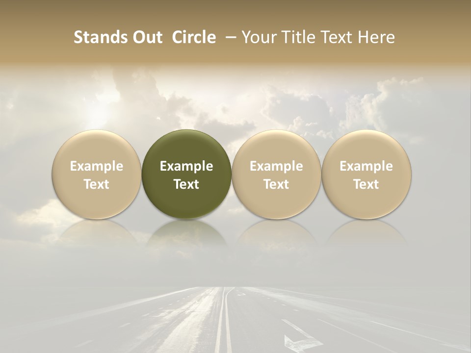 Trucking Contrast Scenics PowerPoint Template