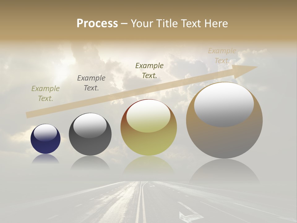 Trucking Contrast Scenics PowerPoint Template