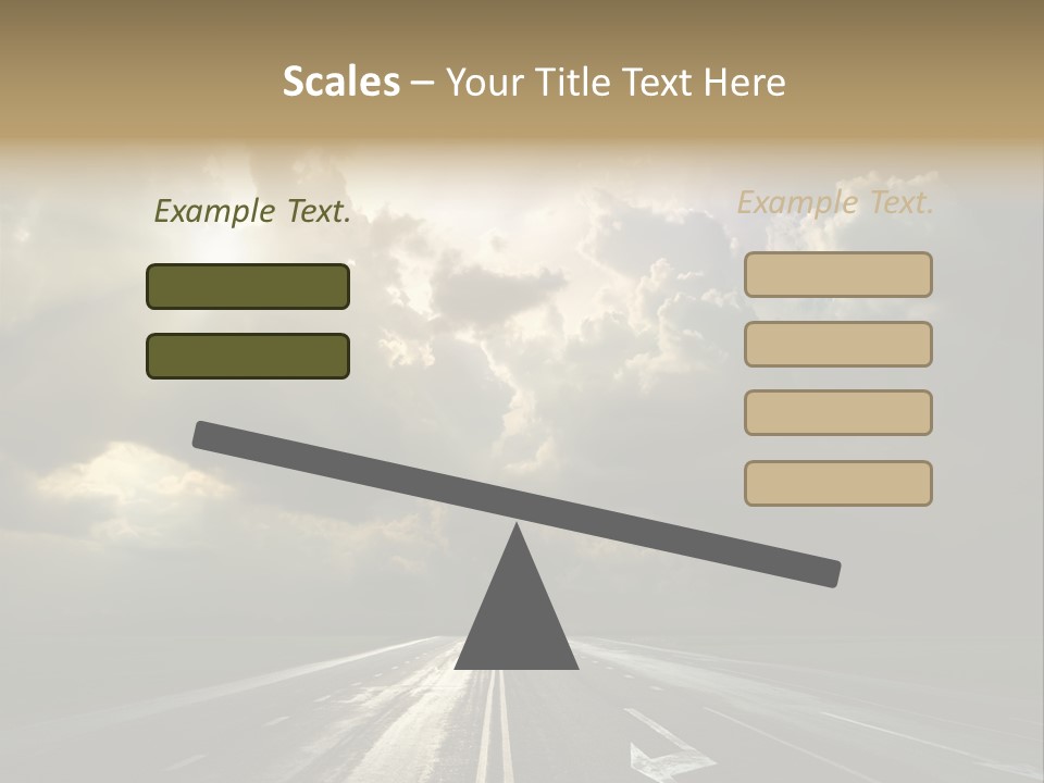 Trucking Contrast Scenics PowerPoint Template