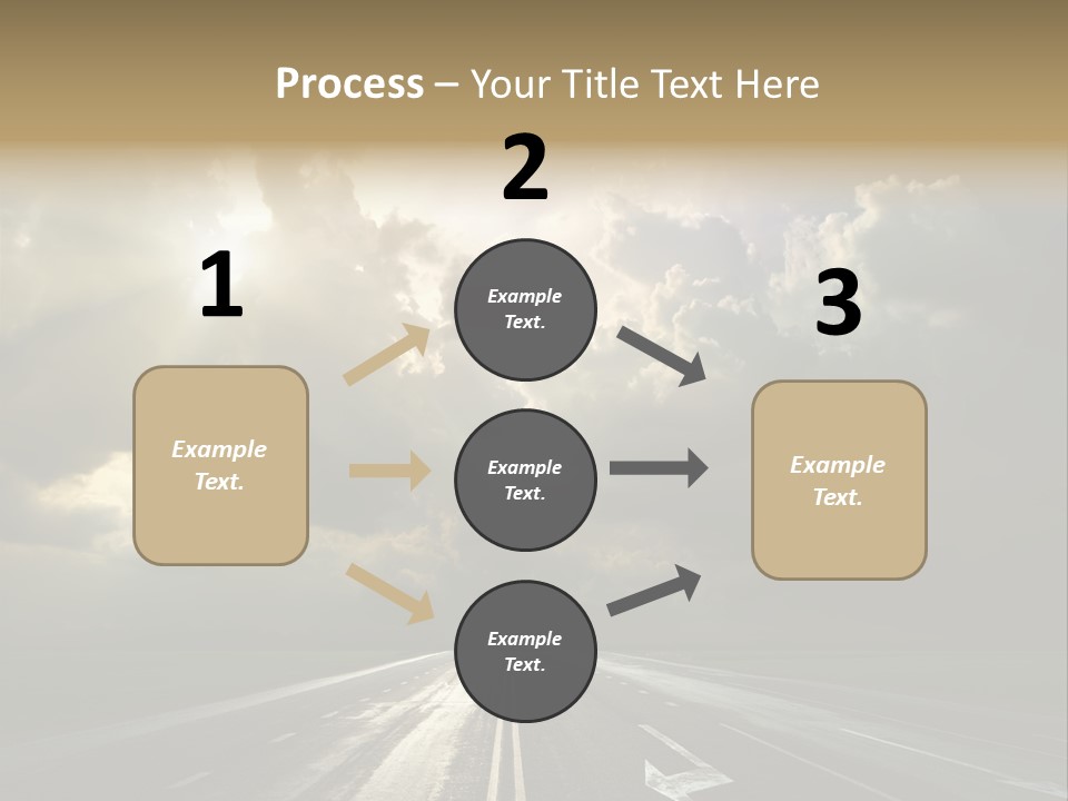 Trucking Contrast Scenics PowerPoint Template