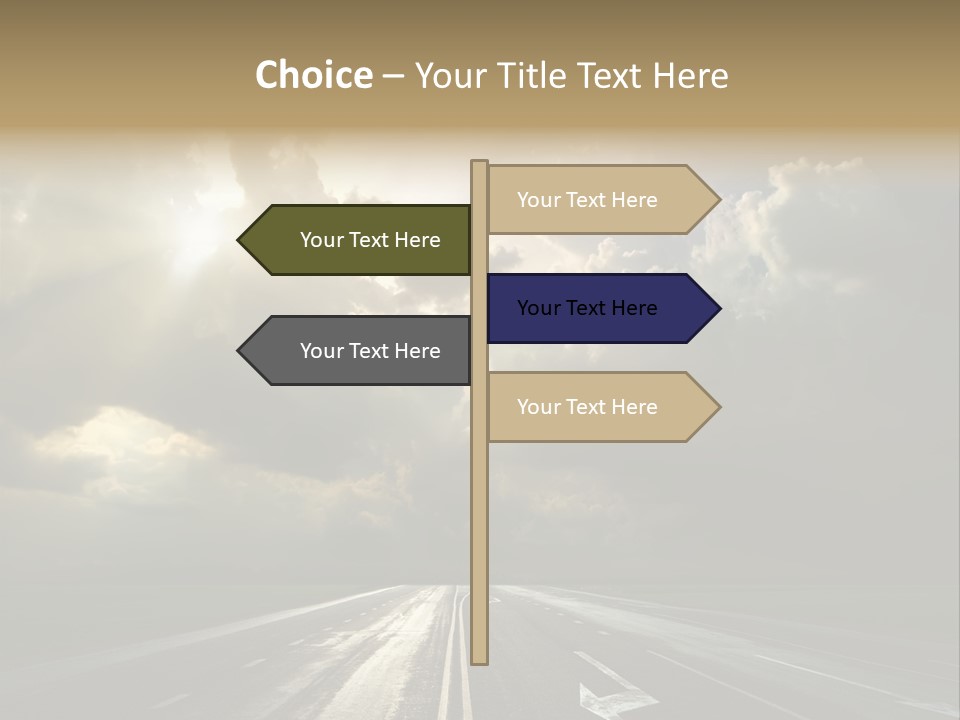 Trucking Contrast Scenics PowerPoint Template