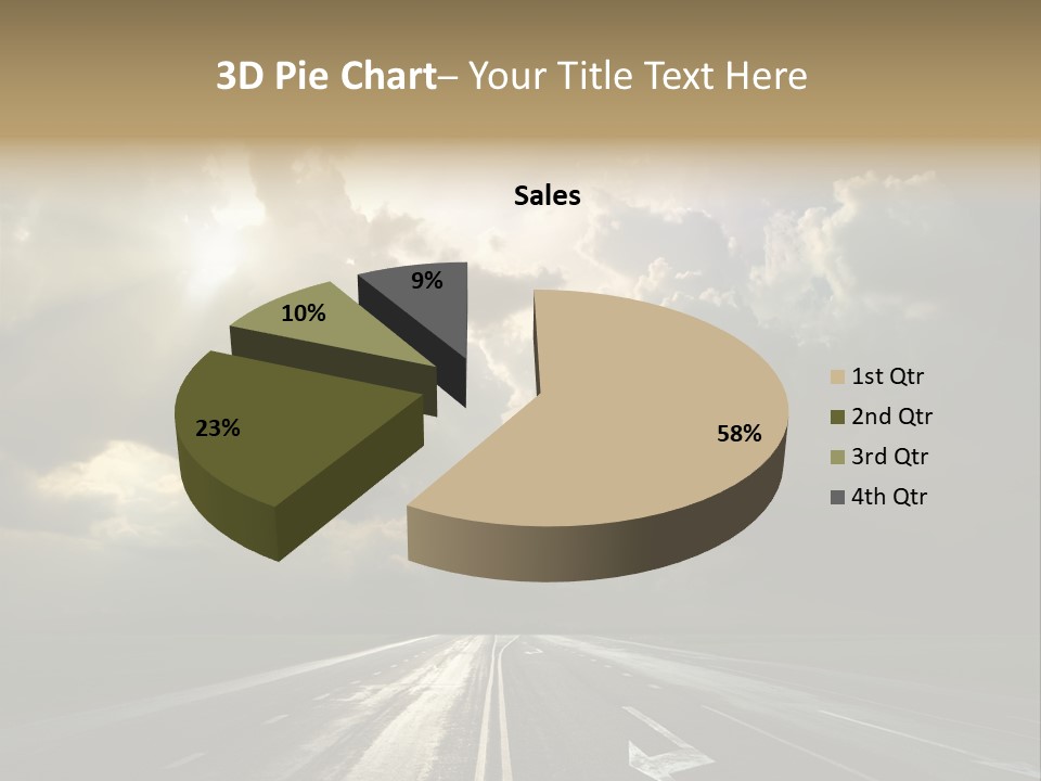 Trucking Contrast Scenics PowerPoint Template