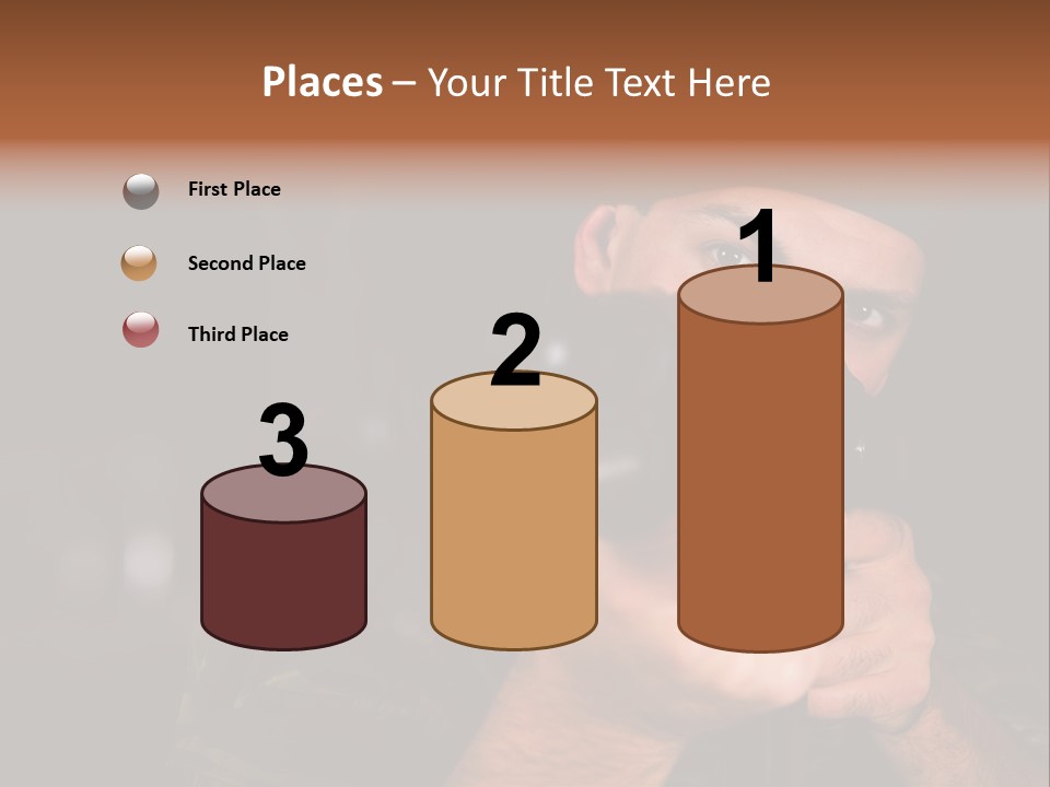 Armor Warrior Aiming PowerPoint Template