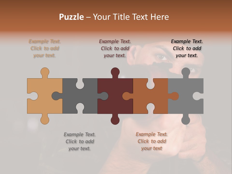 Armor Warrior Aiming PowerPoint Template