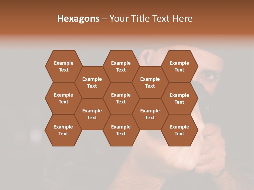 Armor Warrior Aiming PowerPoint Template
