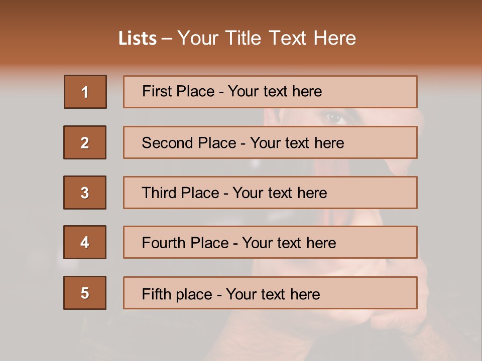 Armor Warrior Aiming PowerPoint Template