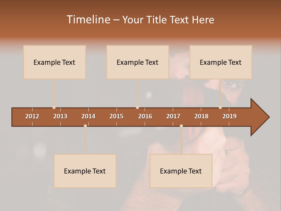 Armor Warrior Aiming PowerPoint Template