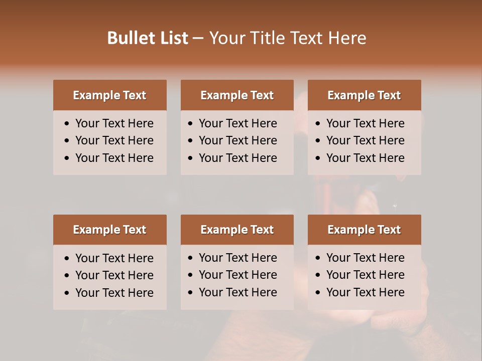 Armor Warrior Aiming PowerPoint Template