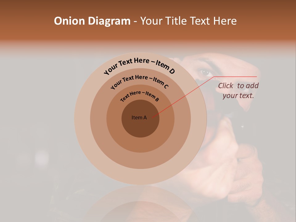 Armor Warrior Aiming PowerPoint Template