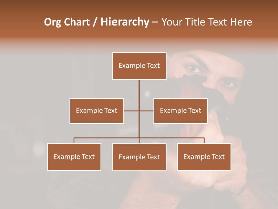 Armor Warrior Aiming PowerPoint Template