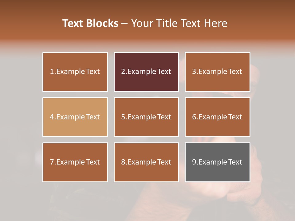 Armor Warrior Aiming PowerPoint Template