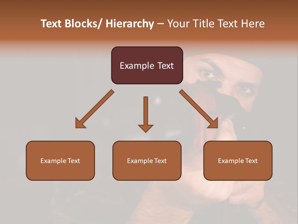 Armor Warrior Aiming PowerPoint Template