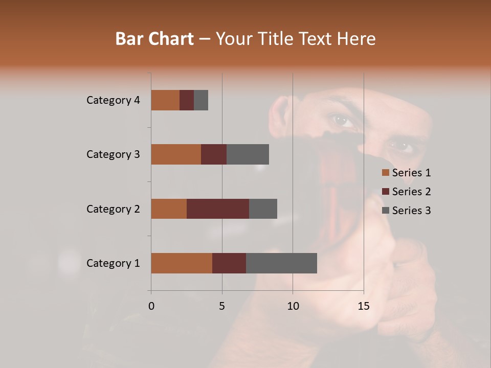 Armor Warrior Aiming PowerPoint Template