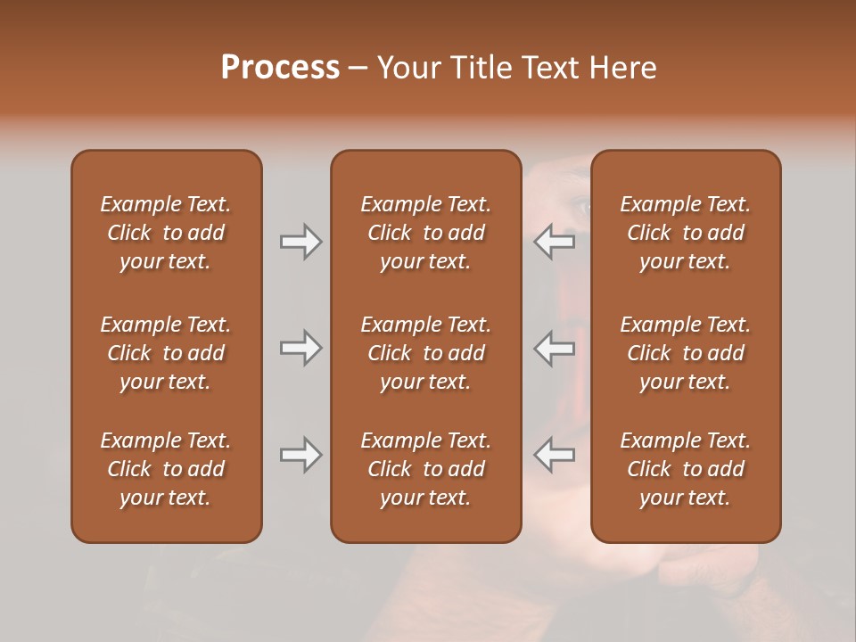 Armor Warrior Aiming PowerPoint Template
