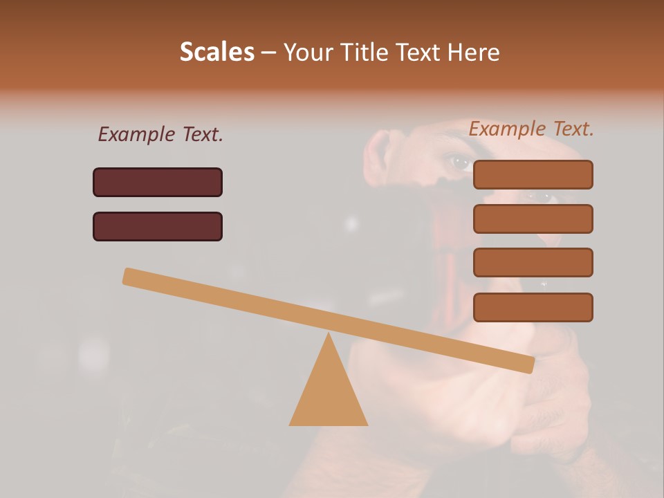 Armor Warrior Aiming PowerPoint Template