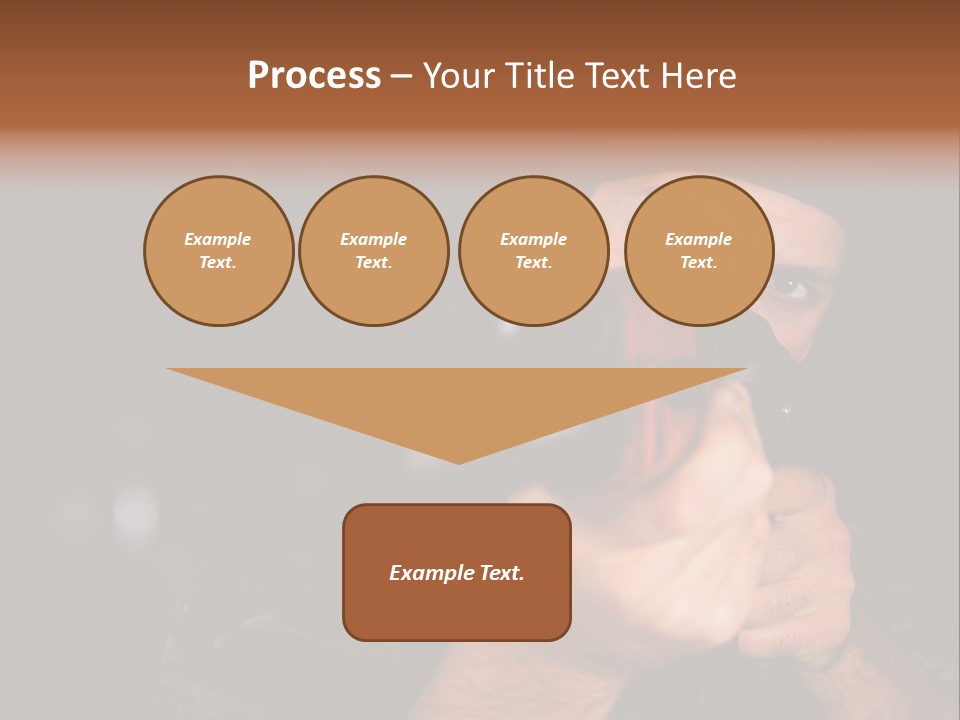 Armor Warrior Aiming PowerPoint Template