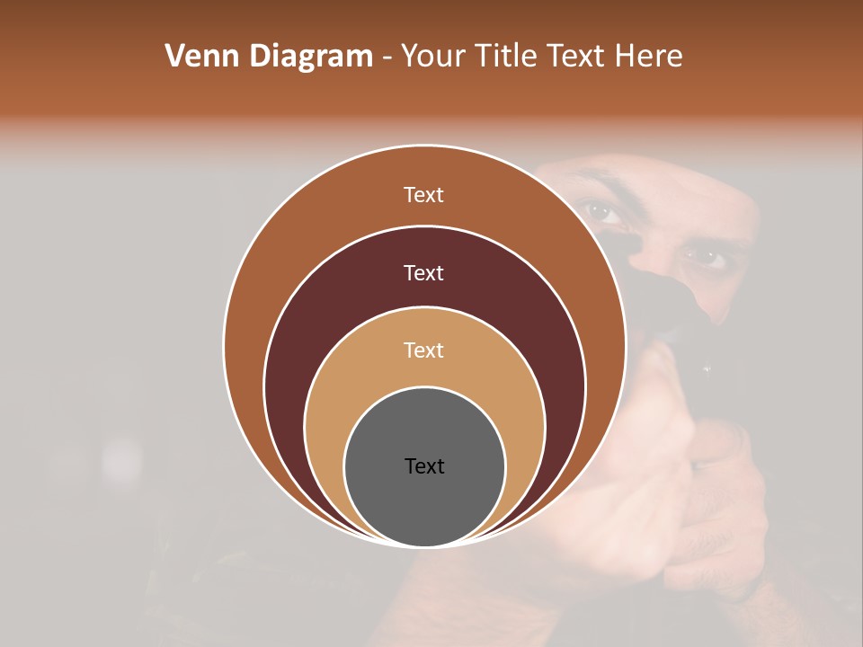 Armor Warrior Aiming PowerPoint Template