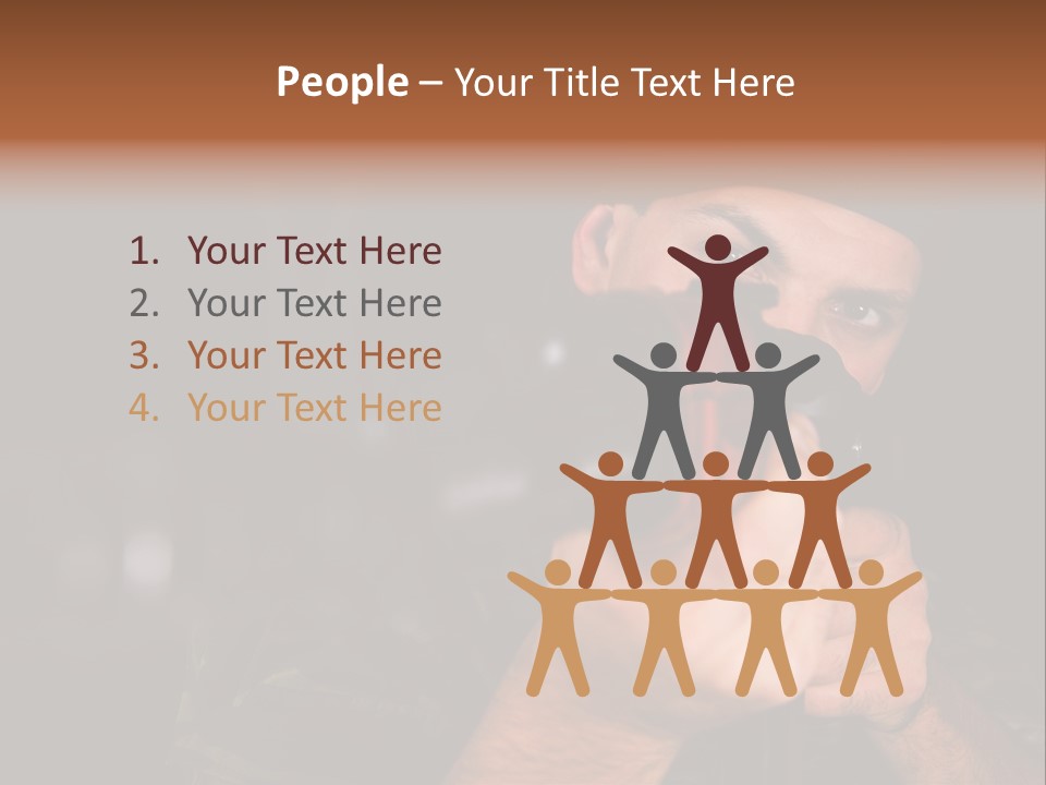 Armor Warrior Aiming PowerPoint Template