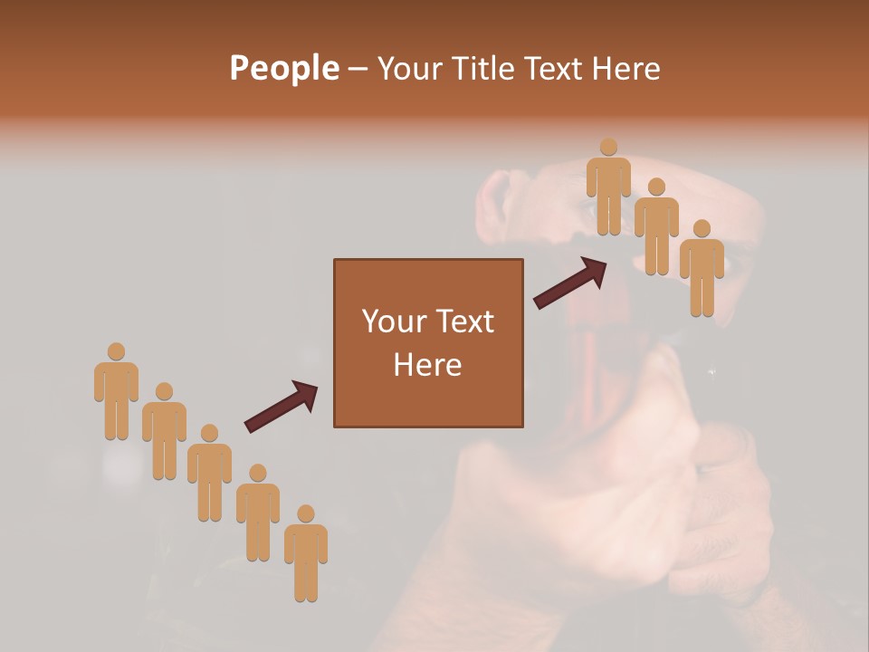Armor Warrior Aiming PowerPoint Template