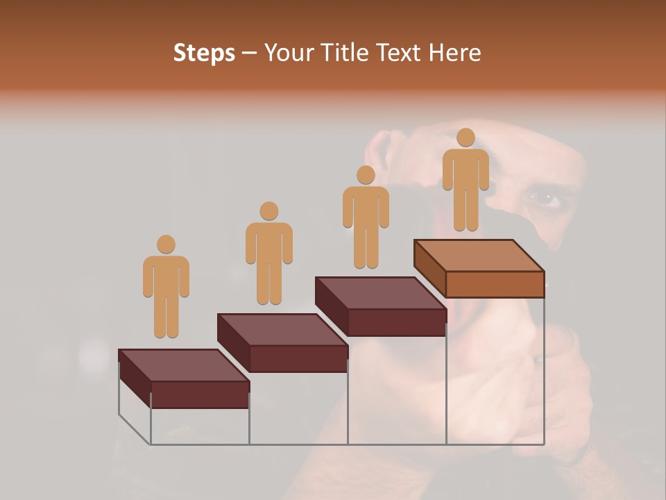 Armor Warrior Aiming PowerPoint Template