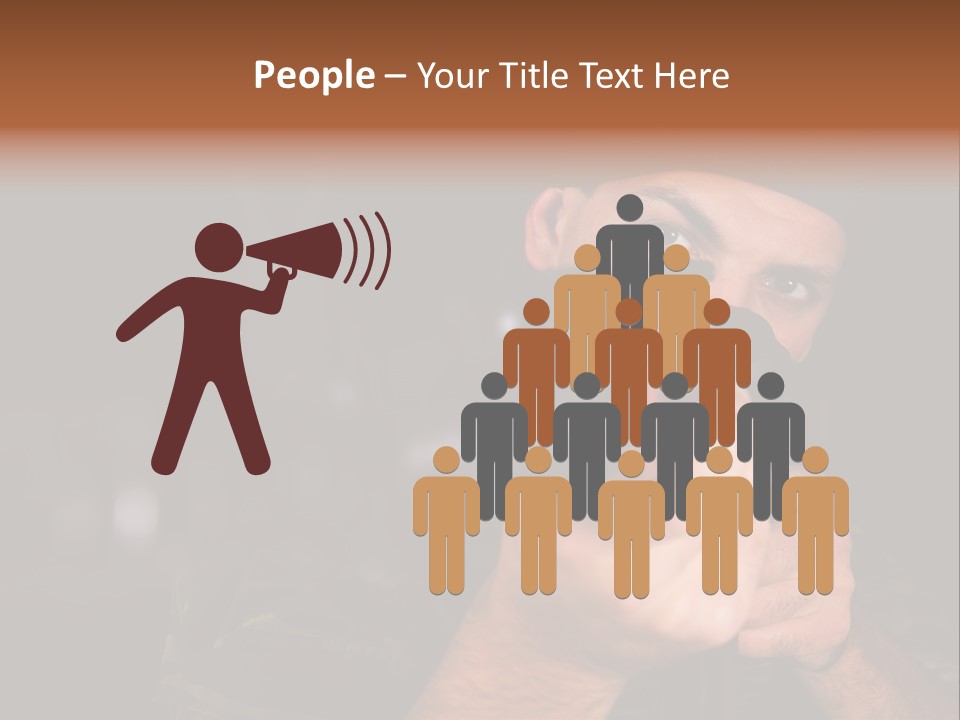 Armor Warrior Aiming PowerPoint Template