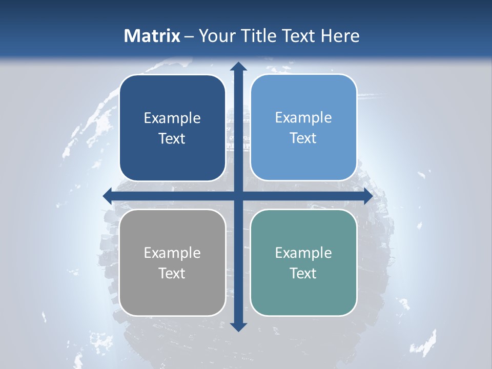 Station Black Aerial PowerPoint Template