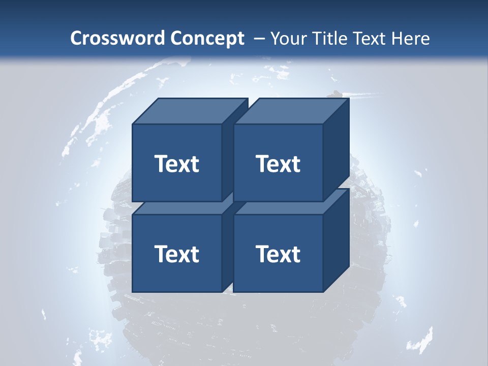Station Black Aerial PowerPoint Template