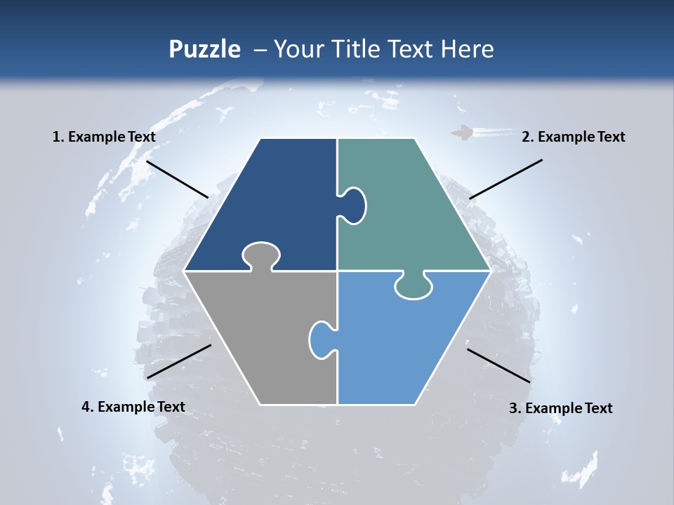 Station Black Aerial PowerPoint Template