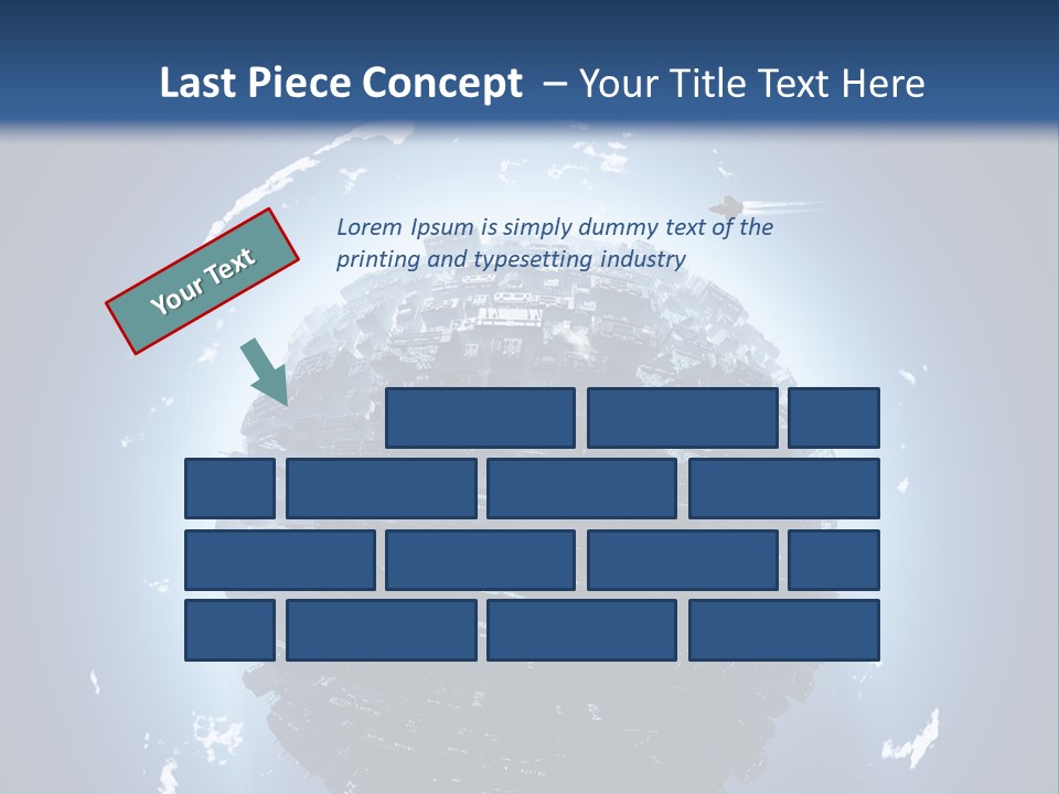 Station Black Aerial PowerPoint Template
