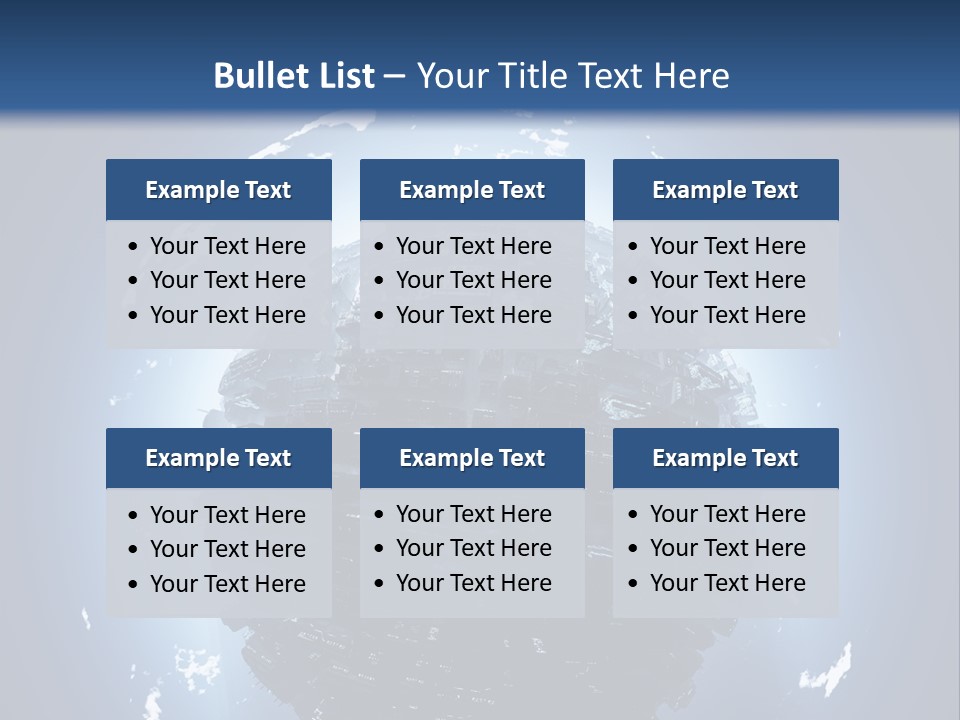 Station Black Aerial PowerPoint Template