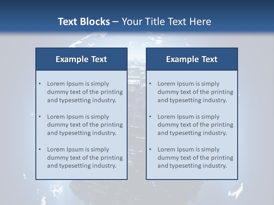 Station Black Aerial PowerPoint Template
