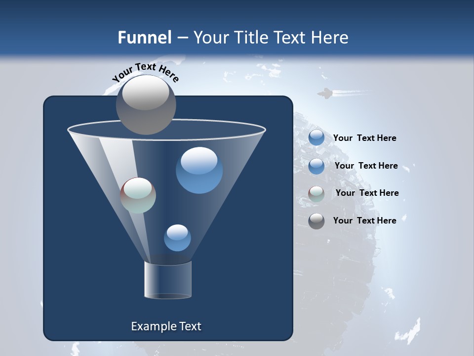 Station Black Aerial PowerPoint Template